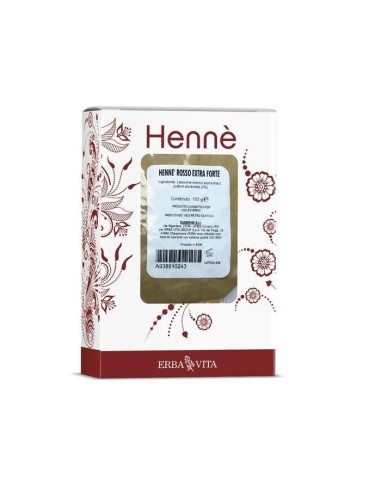 HENNE' ROSSO EXTRA FORTE 100G