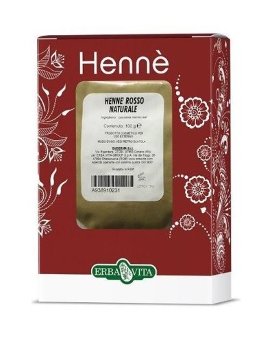 HENNE' ROSSO NATURALE 100G